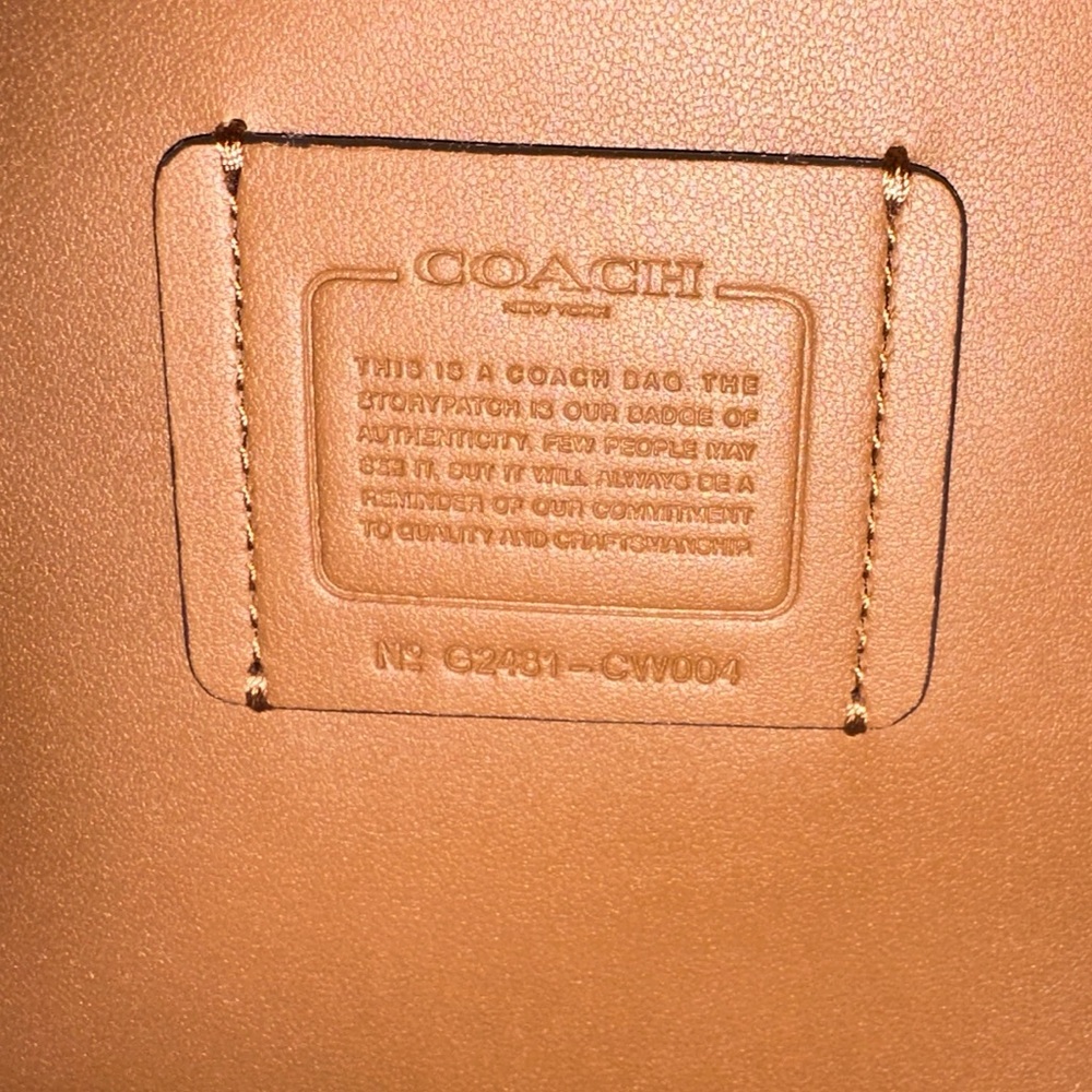 Coach Hadley Convertible Crossbody Bag In Suede - Picture 7 of 8
